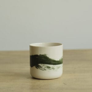 Porcelanowa Czarka Zielone Mazy